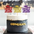 thumbnail image 6 of Class of 2026 Glitter Congratulations Cake Topper 5.9 Inch, Congrats Grad Decorations for High School College Senior Graduation Celebration Party Decor and Supplies, 6 of 6