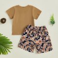 thumbnail image 5 of BemeyourBBs Toddler Baby Boys Camouflage Outfit Infant Baby Boys Summer Clothes Short Sleeve Crew Neck T-shirt with Elastic Waist Camo Shorts Set, 5 of 6