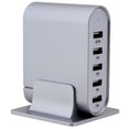thumbnail image 4 of Trexonic 7.1A 5-Port Universal USB Compact Station, Silver, 4 of 7