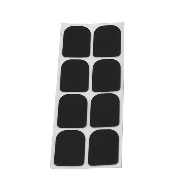 Paquete de 8 Almohadillas para Boquilla de , Almohadilla de de para Cabeza de Flauta para Actuaciones Musicales Principiantes Negro Gloria Almohadilla dental para boquilla para clarinete