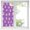 Purple, variant on Window Privacy Film Pink Pigs Stained Glass Window Film Decorative Window Cover Orange Checkered Farmhouse Art Plaid Elegant Animals Window Clings Static Adhesive Sticker for Bathroom 23.6"x59"