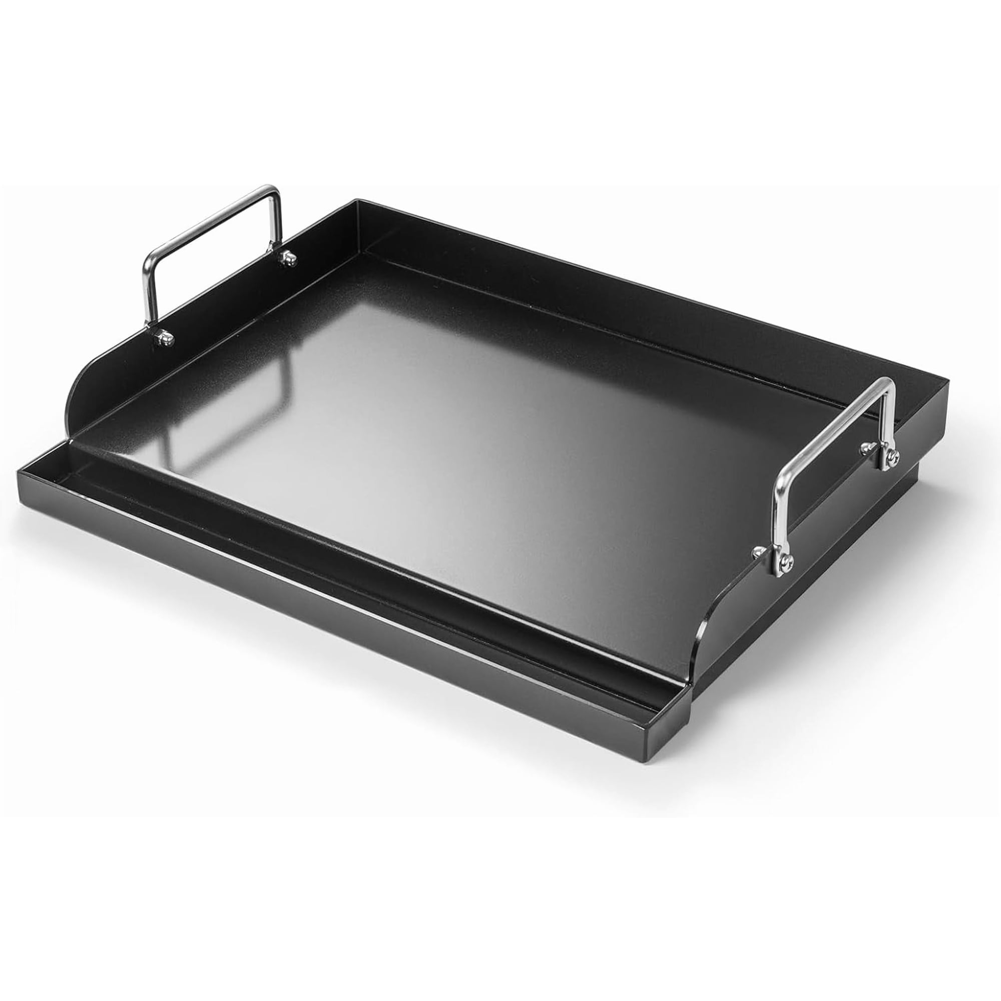 17" x 13" Nonstick Coating Cooking Griddle for Gas Grill, Universal Flat Top Plate Insert with Grease Groove