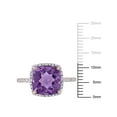 thumbnail image 2 of Everly Women's Amethyst 10k Rose Gold Ring, 2 of 6