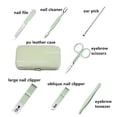 thumbnail image 2 of Juego de manicura cortaúñas para hombres y mujeres, cortadores de uñas de acero inoxidable, herramientas de cuidado personal con estuche de viaje portátil, kit de aseo para hombres, mujeres, familiare, 2 of 5