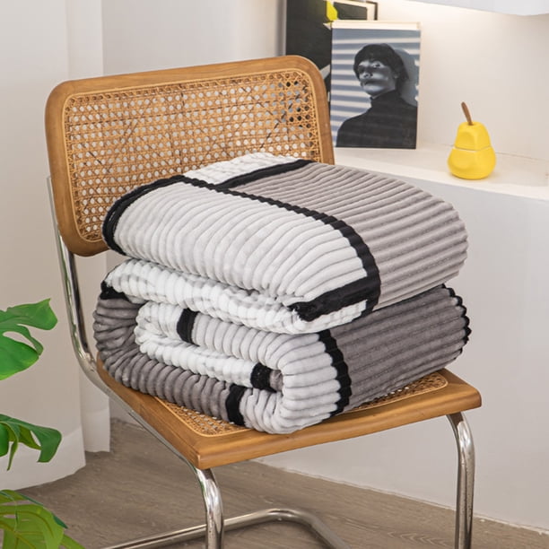 Cubierta multifuncional suave y esponjosa, edredón de verano, manta para la siesta, edredón para el aire acondicionado, gris