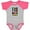 Baseball Heather and Hot Pink, variant on Inktastic Sacramento California Gifts Boys or Girls Baby Bodysuit