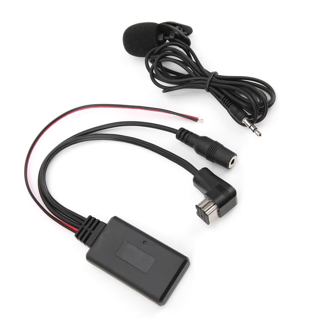 Micrófono Estéreo Autico, Sonido Claro DC12V 150cm ABS Aux Audio Cable 5.0 Para El Reemplazo de Actualización para Radio IP-Bus
