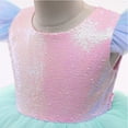 thumbnail image 5 of LYMAYTER Toddler Girls Princess Dresses Baby Girls Gradient Rainbow Princess Dresses for Wedding Party Dresses,Sized 2-6T, 5 of 7