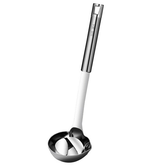 Grease Spoon Strainer Ladle Filtering Creative Soup Separator Spoons Noodle Drainer Stainless Steel Skimmer