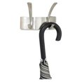 thumbnail image 3 of Safco Wall Mounted Metal Coat Racks 2 Hooks - for Hat, Coat - Metal, Steel - Silver - 1 Each, 3 of 4