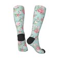 thumbnail image 4 of Bingfone Compression Socks For Women And Men Long Socks For Running Athletic Cycling Nurse-Vintage Floral, 4 of 9
