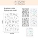 thumbnail image 2 of 12 hojas de pegatinas de mariposa para decoración de uñas, pegatinas autoadhesivas para uñas para mujeres y niñas, decoración de manicura DIY, 10*8,5 cm, 2 of 6