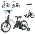 thumbnail image 1 of Bicicleta JMMD para niños pequeños 6 en 1 de 12 pulgadas con mango de empuje de 18 a 60 meses, 1 of 8
