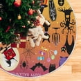 thumbnail image 5 of FMSHPON Halloween Halloween Woods Spooky Tree Pumpkins Xmas Christmas Tree Skirt Stand Mat for Holiday Party Decoration Indoor Outdoor 36 inches, 5 of 6