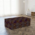 thumbnail image 3 of Geometric Foldable Mattress, Spots with Mini Triangles, 78.7" x 47.2", Blush Fuchsia, by Ambesonne, 3 of 6