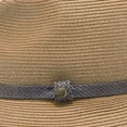 thumbnail image 4 of Sandbar - Walrus Hats Paper Braid Straw Fedora Hat w/ Grey Band, 4 of 7