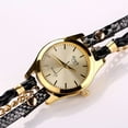 thumbnail image 3 of CNKOO PU Leather Strap Bracelet Watches Women Analog Quartz Fashion Wristwatch Jewelry Brown, 3 of 4