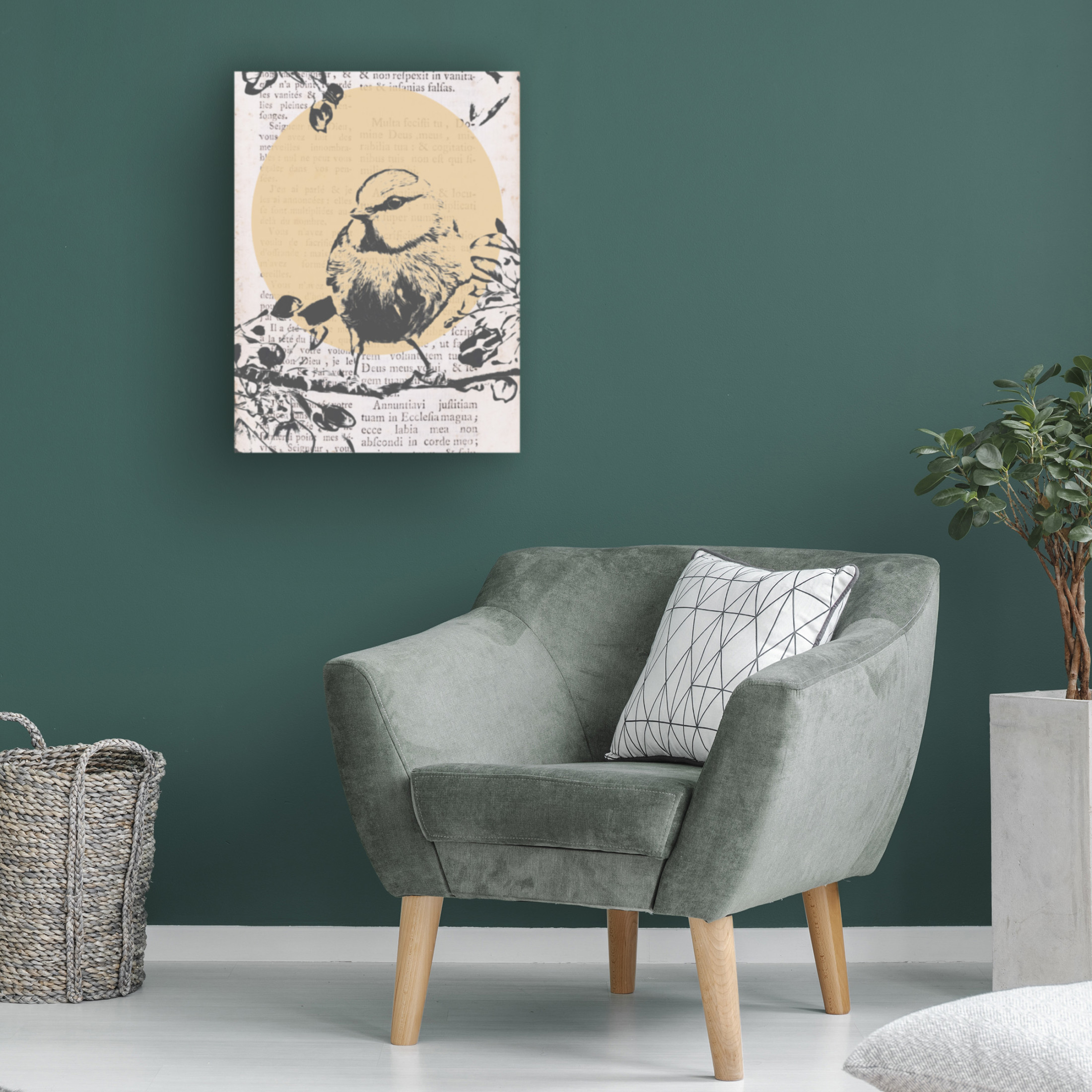Trademark Fine Art Alonzo Saunders Tweet Tweet I Canvas Wall Art