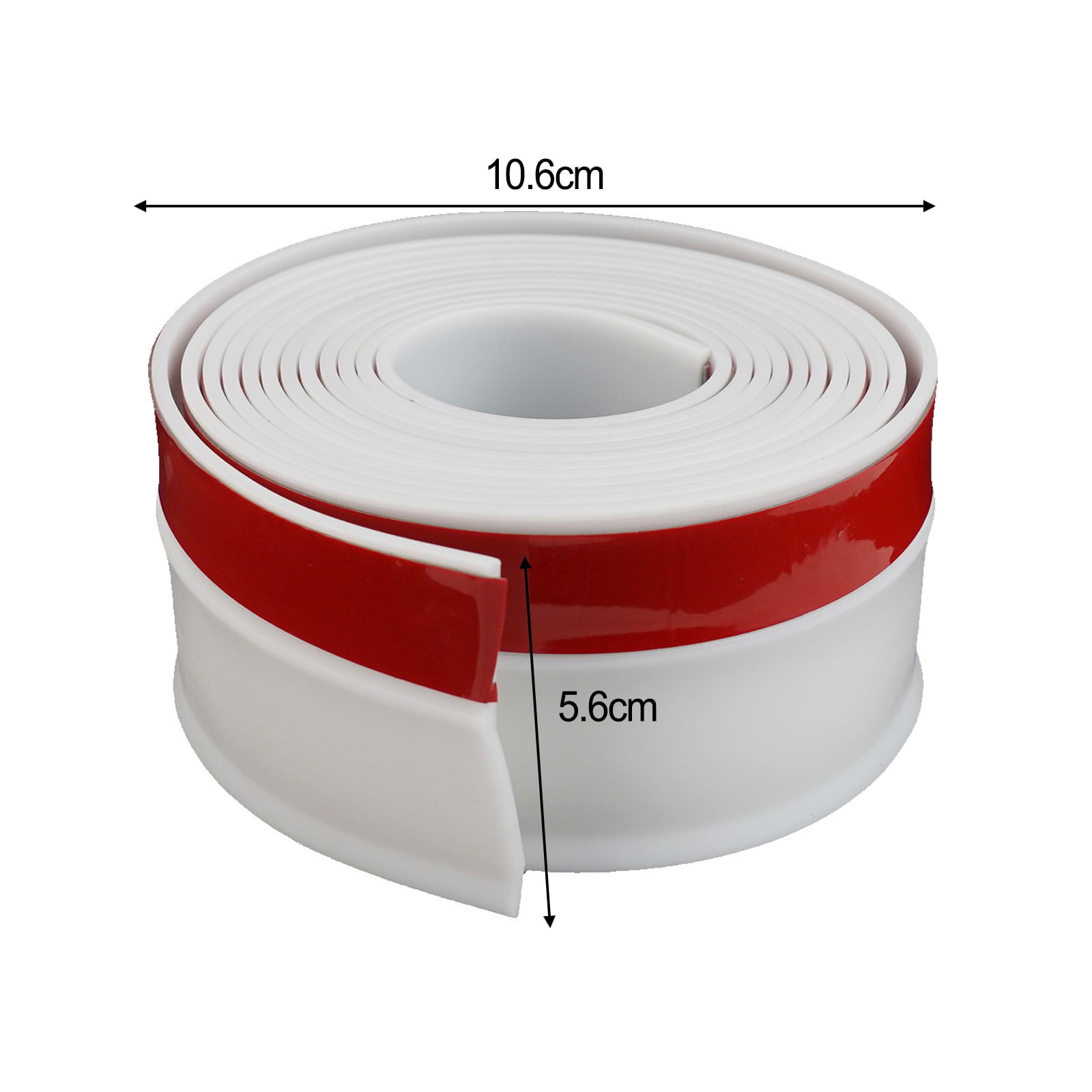 Wodtesl 1pc 300cm Garage Door Seal Strip Multipurpose Garage Door Seals Top Rubber Strip Garage Door Draught Excluder Door Weather Strip