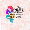 thumbnail image 4 of Inktastic I'm a Pirate Mermaid-like a Regular Mermaid, Only Cooler Boys or Girls Toddler T-Shirt, 4 of 5