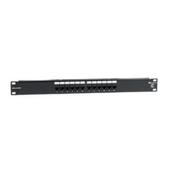 - HellermannTyton Cat6 Universal 12 Port Patch Panel