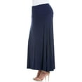 thumbnail image 3 of 24/7 Comfort Apparel Women's Plus Size Maxi Skirt, 3 of 4