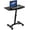 Black, variant on Mobile Height Adjustable Laptop Rolling Cart with Height Adjustment from 28" to 33", White