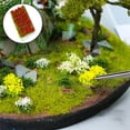 thumbnail image 4 of KLKCMS Realistic 28pcs DIY Miniature Flowers Mini Static Model Railroad Garden Micro red, 4 of 9