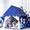 Blue, variant on Swehouse Kids Play Tent Indoor with Mat & Star Lights - Astronaut Rocket Ship Space Theme Playhouse for Toddlers Boys Girls, Space Toys for Kids Bedroom, Gift for Birthday Christmas (Black)
