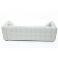 thumbnail image 5 of ARCTICSCORPION Modern Accent Sofa with 2 Pillows, Blue/White, 5 of 7