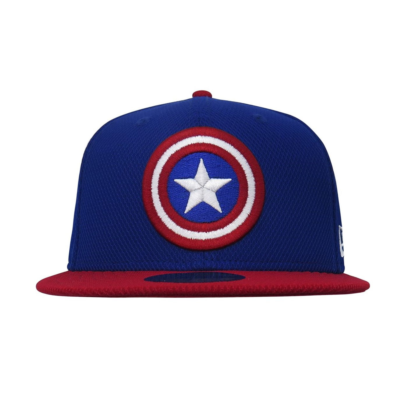 Original NEW ERA 59FIFTY FITTED CAP Action Captain America Marvel blau 