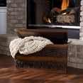 thumbnail image 4 of Essentiels pour la Maison Coffre de Rangement Décoratif en Bois à Bande Métallique avec Poignées, Petit, 4 of 4