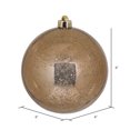 thumbnail image 6 of 6" Mocha Shiny Mercury Ball 4/Bag, 6 of 6