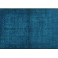 thumbnail image 1 of Ahgly Company Indoor Rectangle Abstract Turquoise Blue Contemporary Area Rugs, 2' x 5', 1 of 4