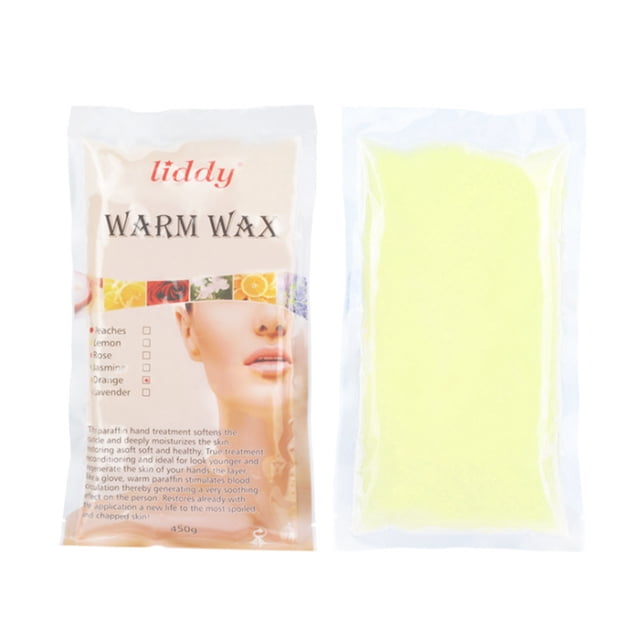 Graflsoa Lemon Scented Hand & Foot Care Wax for Spa and Beauty Treatments, Multiple Flavors & Colors Available, 450g Block