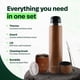 thumbnail image 2 of Set de Mate Kalmateh Calabaza 230 ml y Botella Térmica 1000 ml, 2 of 8