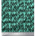 thumbnail image 1 of Soimoi Poly Georgette Fabric Leaves Watercolor Print Sewing Fabric Yard 42 Inch Wide, 1 of 3
