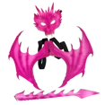 thumbnail image 1 of Ensemble d'Accessoires de Costume Dragon pour Enfants, Jeu de Rôle, Mascarade, Queue et Ailes de Dinosaure, Rouge, 1 of 8