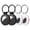 4 Pack C, variant on 4 Pack AirTag Case, Safety Lock IP67 Waterproof Protective Cover with Keychain Compatible with Apple AirTag for Keys Bags Pets