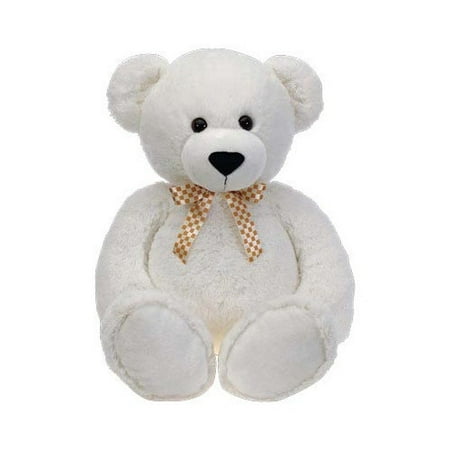 Fiesta A28140 38 in. White Cuddle Bear With Ribbon
