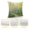 thumbnail image 4 of Orinice Impressionist Painting Graphic Decorative Cushion Throw Pillow Cover 18x18in, 4 of 5