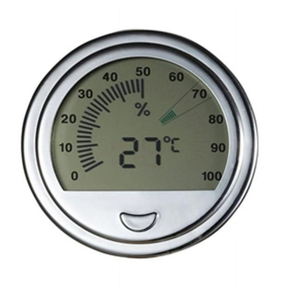 visol modern large circular digital hygrometer