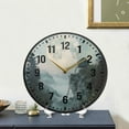 thumbnail image 4 of Yayeee Wall Clock Battery Operated 11.9" Silent Quartz Non-Ticking for Living Room Decor, Moon and House, 4 of 8