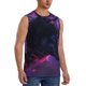 thumbnail image 2 of Fotbe Galactic Wolf Stare Men's Camiseta sin Mangas Estampada para Hombres, Playera Casual para Gimnasio, Entrenamiento, Playa-Medium, 2 of 7