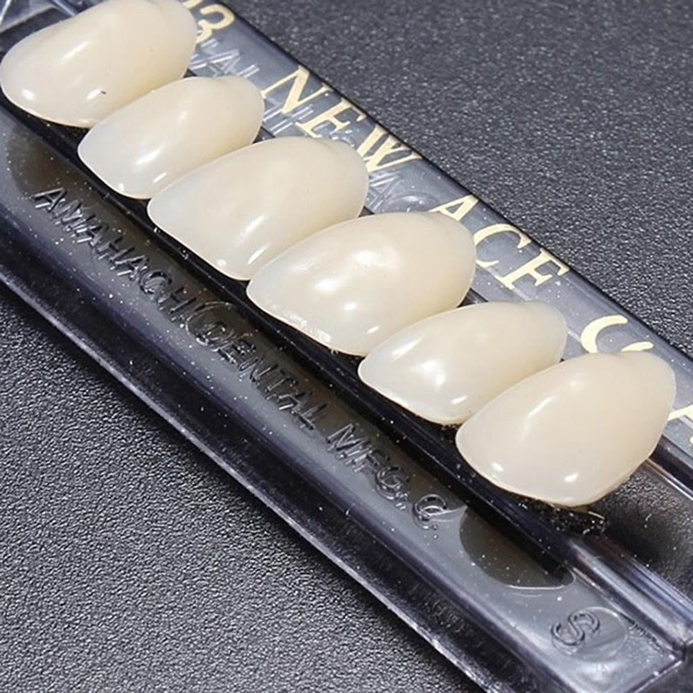 168pcs Dental Acrylic Resin Denture lti-colored Synthetic False  D3C7
