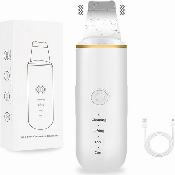 Electric Face Skin Spatula - USB Rechargeable, 4 Modes, Deep Pore Cleansing & Blackhead Scraper