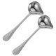 thumbnail image 1 of Silver Stainless Steel Gravy Spoon 2Pcs for Cooking and Sauce Drizzling, 1 of 4