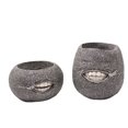 thumbnail image 2 of YAOMOBB Pot de Plante de Bureau Rond en Résine avec Fermeture Éclair à l'Empeigne, Pot de Fleurs 2 Pcs avec Trou de Drainage, Résistant aux Intempéries, Amusant, pour Intérieur et Extérieur, Jardinière pour Herbes, Pot de Légumes de Bureau, 2 of 5
