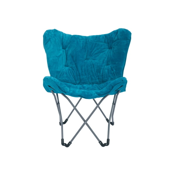 Mainstays Folding Butterfly Chair, Blue