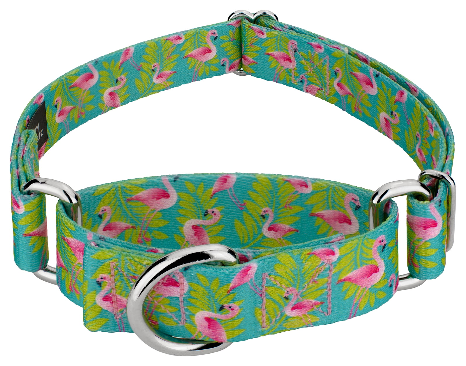Country Brook Petz® Flamingos Martingale Dog Collar, Extra Large